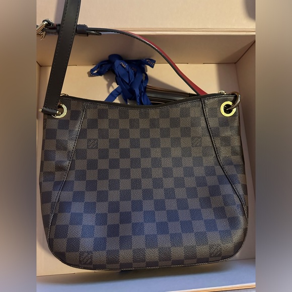 LOUIS VUITTON South Bank Besace Damier Ebene Crossbody bag purse original - Picture 5 of 15